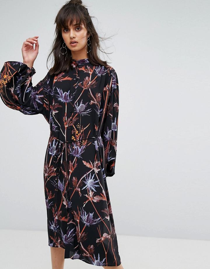 Weekday Dress With Digital Print - Multi