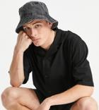 Collusion Oversized Short Sleeved Jersey Shirt In Black