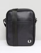 Fred Perry Flight Bag In Pique Black - Black