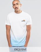 Ellesse T-shirt In Dip Dye - Blue