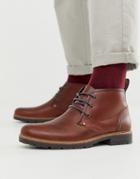Silver Street Leather Chukka Lace Up Boot In Brown