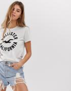 Hollister T-shirt With Classic Logo-white
