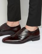 Kg Kurt Geiger Barkar Leather Oxford Shoes - Red