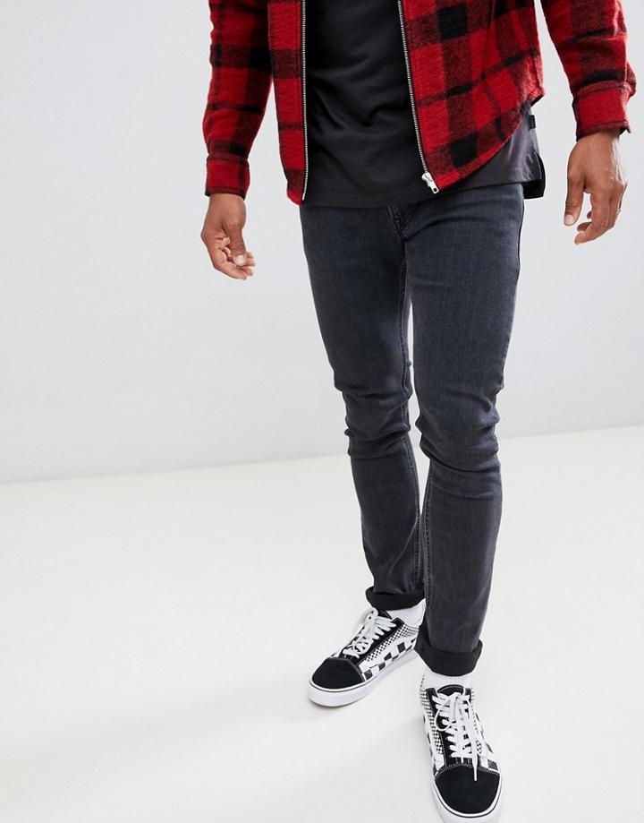 Lee Luke Skinny Jeans Concrete Gray - Gray