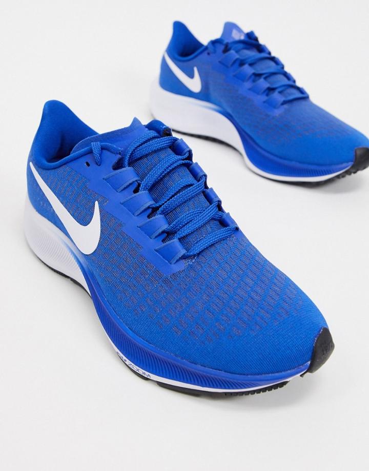 Nike Running Air Zoom Pegasus 37 Tb Sneakers In Blue-blues