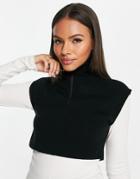 Svnx Half Zip Snood In Black