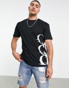 Criminal Damage Liquify T-shirt In Black