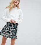 Glamorous Tall Floral Wrap Skirt-multi