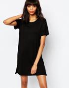 Monki T-shirt Dress - Black