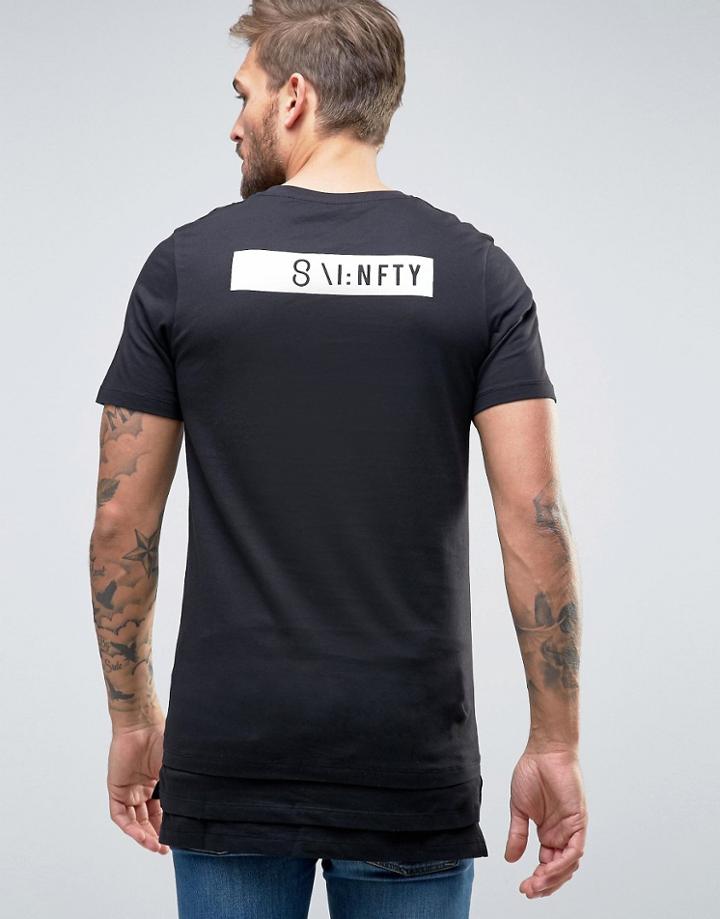Jack & Jones Core T-shirt With Future Print Graphic - Black