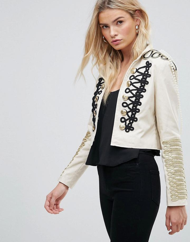 Asos Premium Jacket With Historical Trims - Multi