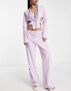 Kyo Baggy Fit Cargo Pants In Lilac - Part Of A Set-purple