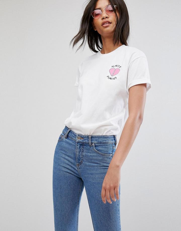 Hips & Hair Almost Famous T-shirt - White