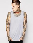 Antioch Tank In Oil Wash - Gray