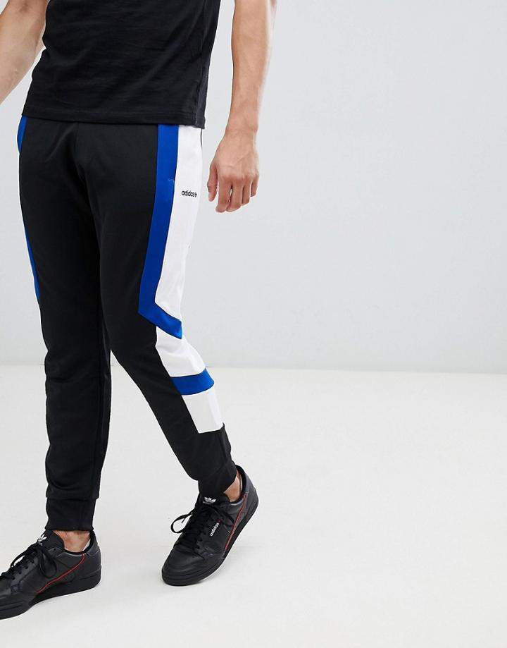Adidas Originals Eqt Block Joggers In Black Dh5225 - Black