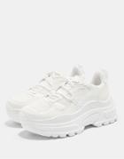 Topshop Chunky Sneakers In White