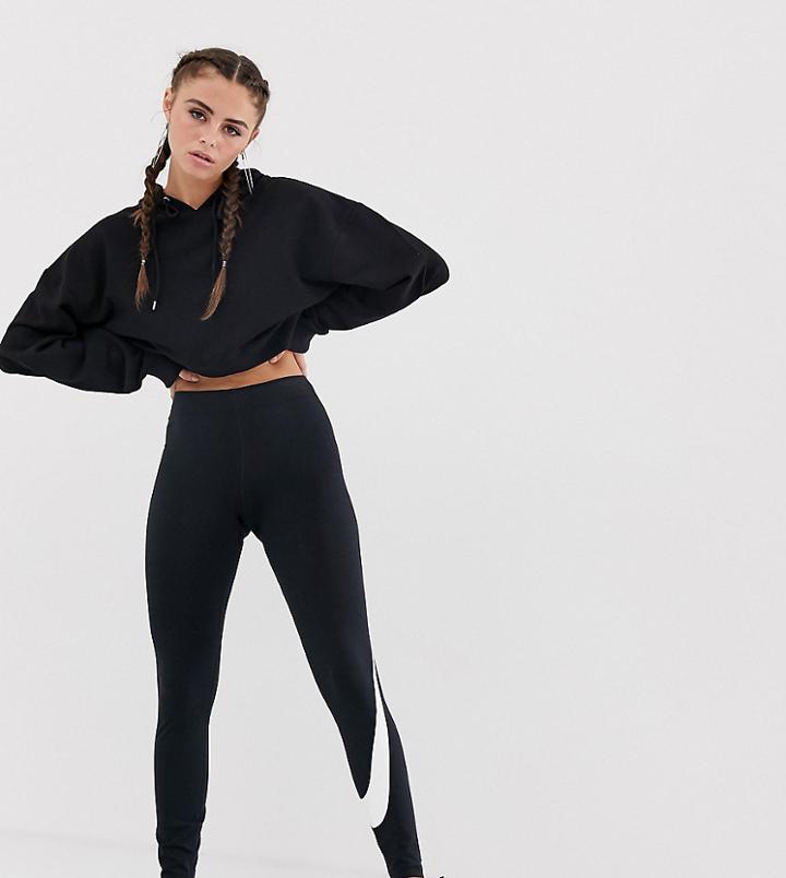 Nike Black Club Swoosh Leggings