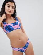 Kulani Kinis Tropical Cheeky Bikini Bottom - Multi