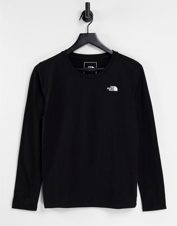 The North Face Seasonal Long Sleeve T-shirt In Black