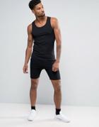 Asos Muscle Fit Tank & Short Set - Multi