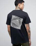 Parca T-shirt With Vertigo Back Print - Black