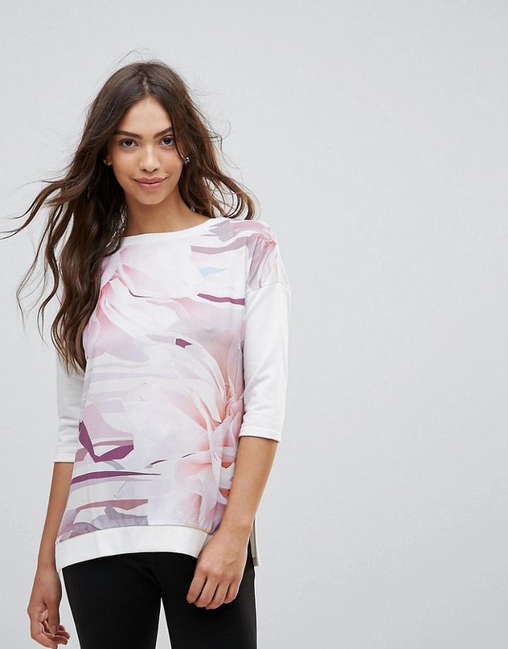 Lavand Smudge Floral Top - Multi