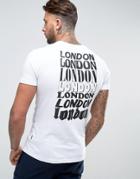 Nicce London T-shirt In White With Back Print - White