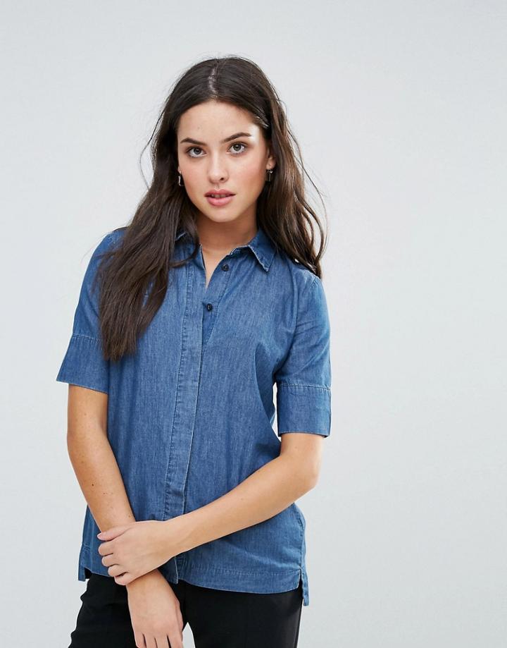 Selected Manilli Denim Shirt - Blue