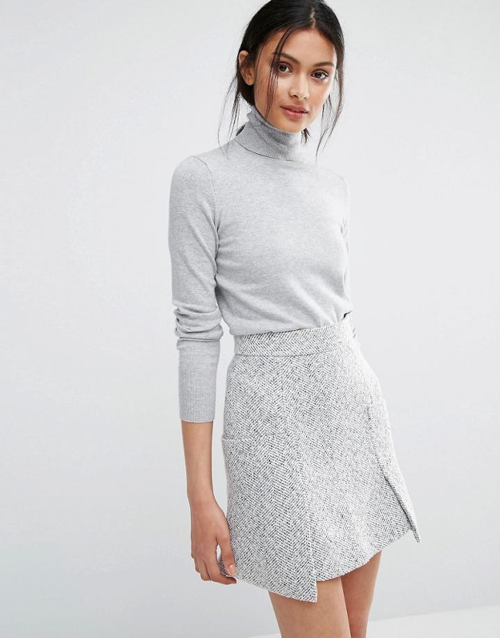 Oasis Turtleneck Sweater - Gray