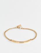 Wftw Chain Id Bracelet In Gold - Gold