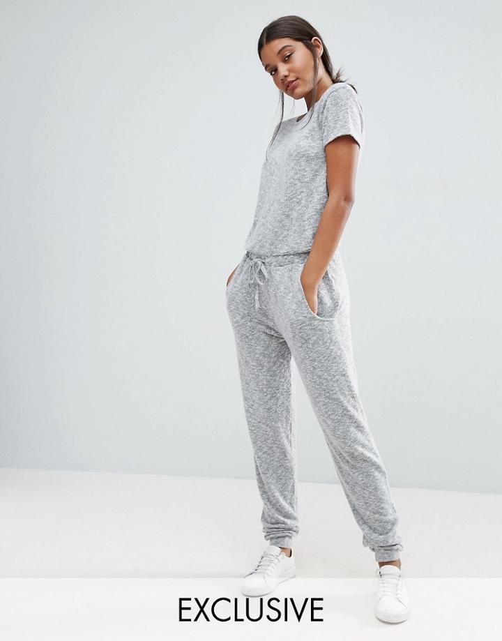 Nocozo Short Sleeve Jumpsuit - Beige