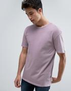 Jack & Jones Originals Longline T-shirt With Drop Shoulder - Pink