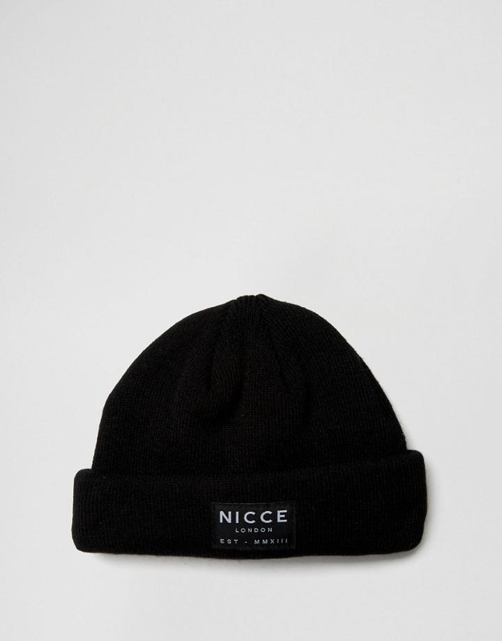 Nicce Beanie In Black - Black
