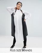 One One Three Oversized Sheer Shirt - Multi