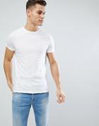 Asos Design Crew Neck T-shirt In Organic Cotton In White - White