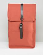 Rains Backpack In Rust - Red