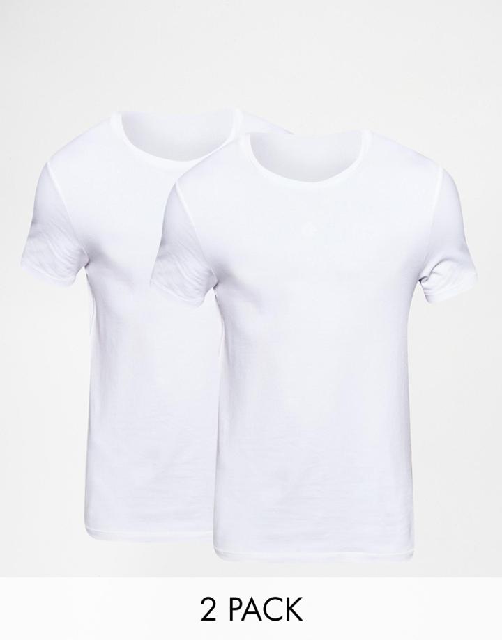 Asos Muscle Fit T-shirt With Crew Neck 2 Pack Save 17%