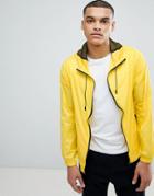 Another Influence Neon Yellow Contrast Zip Festival Jacket - Yellow