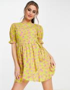 Influence Mini Tea Dress In Floral Print-multi