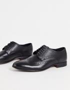 Schuh Rowen Brogues In Black Leather