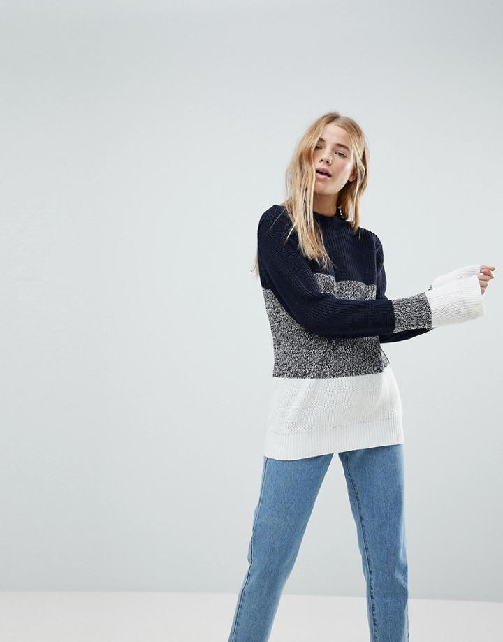 B.young Color Block Sweater - Multi