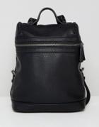Asos Design Zip Around Backpack - Black