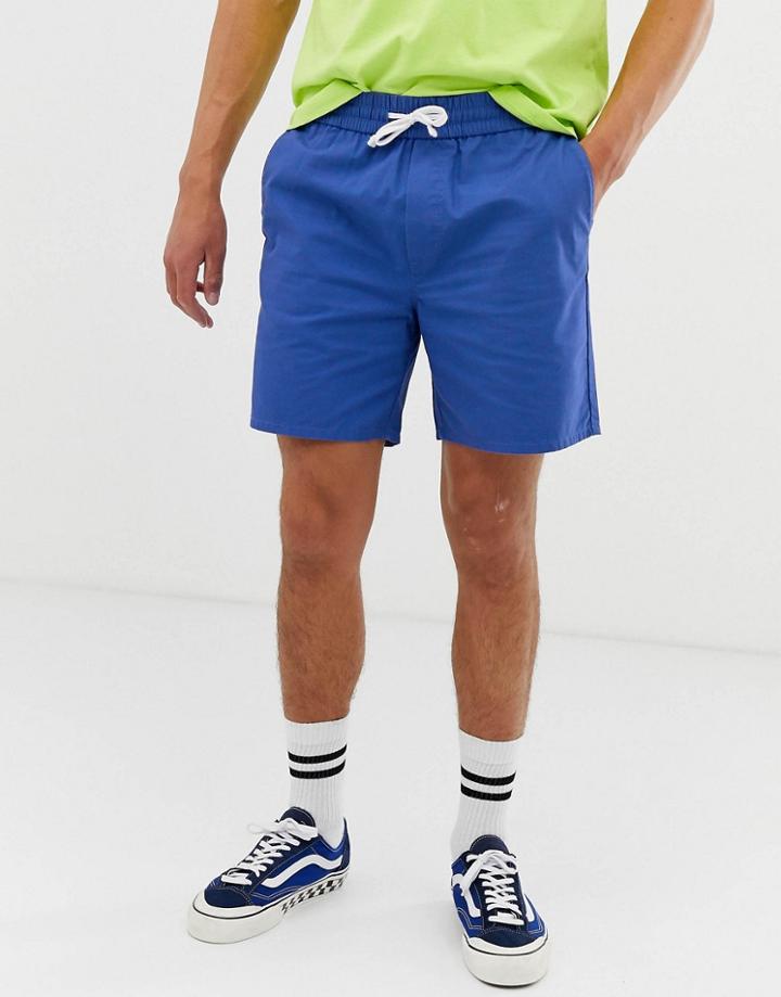 Weekday Olsen Shorts In Blue - Blue