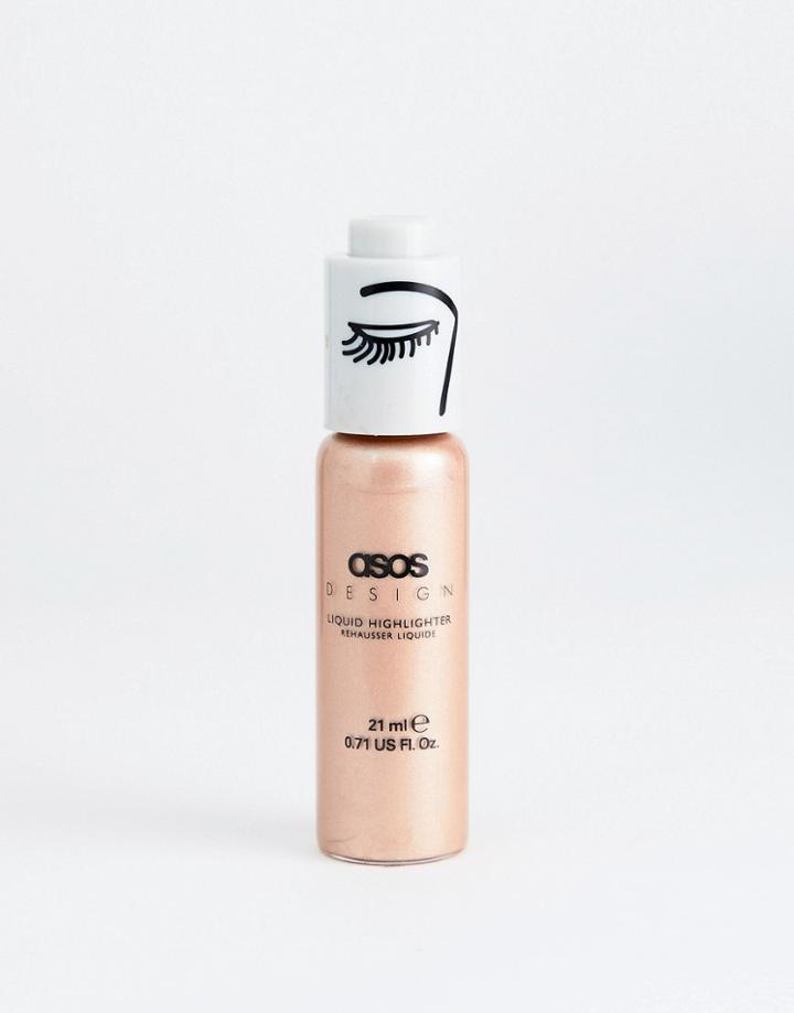 Asos Design Liquid Highlighter - Warming Up - Gold