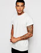 New Look T-shirt In Cream With Light Gray Marl - Cream
