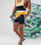 Ellesse Swim Shorts With Taping Exclusive In Black - Black