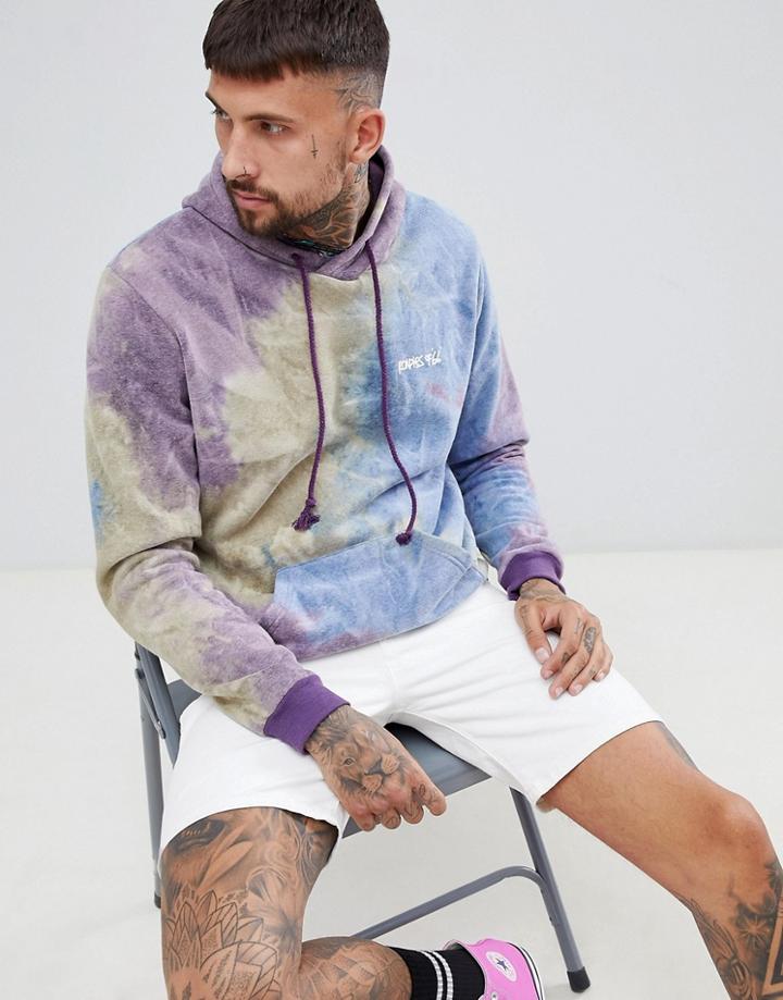 Roadies Of 66 Tie Dye Hoodie - Purple