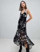 Religion Revolution Printed Maxi Dress-multi