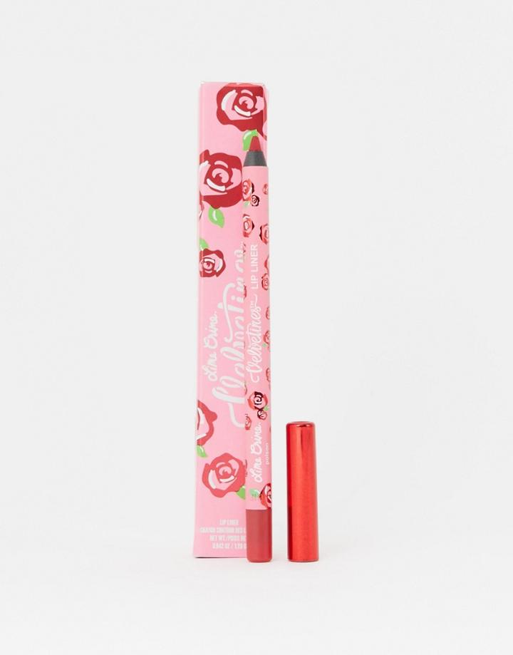 Lime Crime Angel Velvetines Lip Liner - Poison - Red