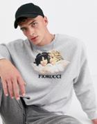Fiorucci Sweatshirt In Gray With Angels Logo
